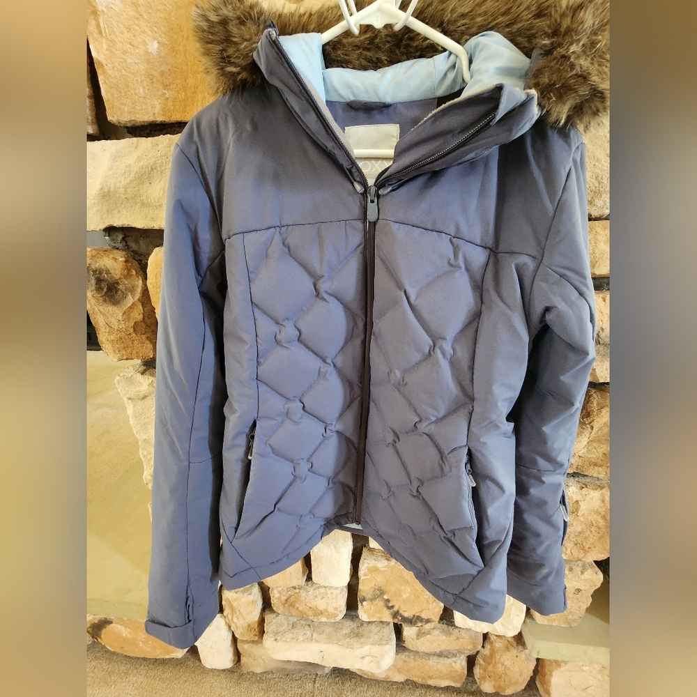 Roxy Winter Jacket Blue Coat Size Medium - image 1